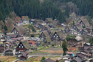 世界遺産・白川郷合掌集落城山展望台より