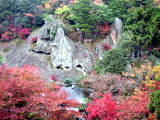 紅葉の那谷寺